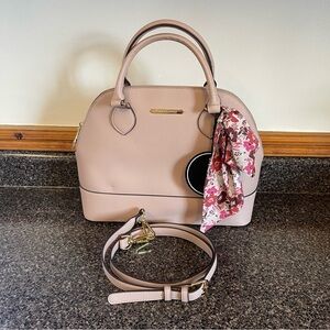 Steve Madden Blush Brelli Satchel Dome Shoulder Bag